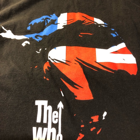 The Who Union Jack Pete double sided Tee T-Shirt Med Cotton - Picture 3 of 5